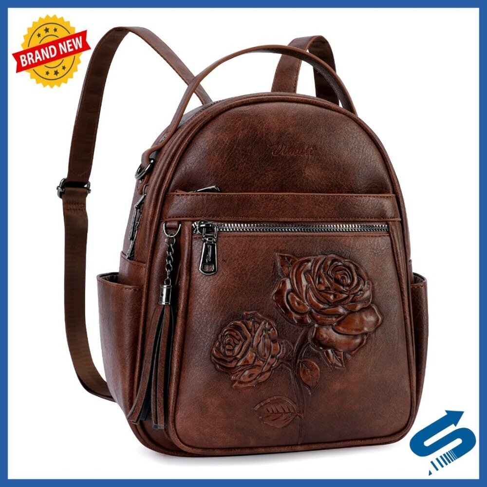Mini Backpack Purse Vegan Leather Small Travel Daypack Chic Elegant Fashion